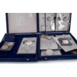 COLLECTION OF SILVER COINS,