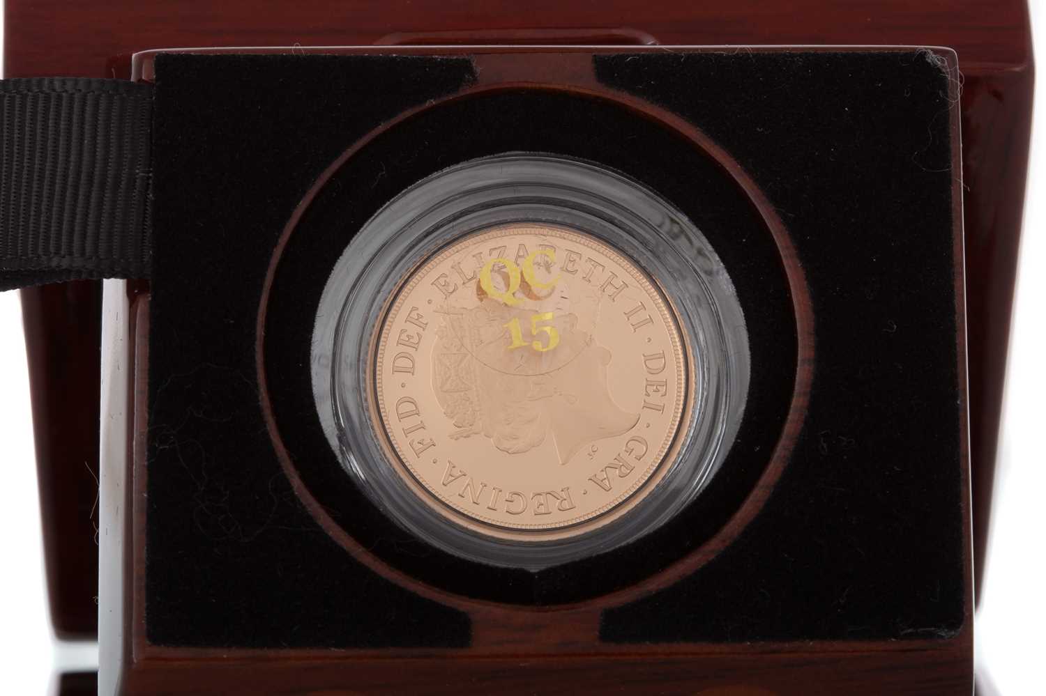 ELIZABETH II GOLD PROOF SOVEREIGN 2019, - Image 2 of 2