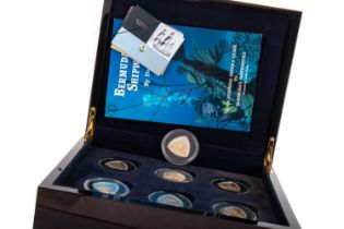 THE BERMUDA SHIPWRECKS SILVER PROOF COIN COLLECTION,