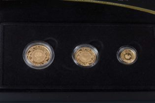 NEW ZEALAND GOLD THREE COIN SET,