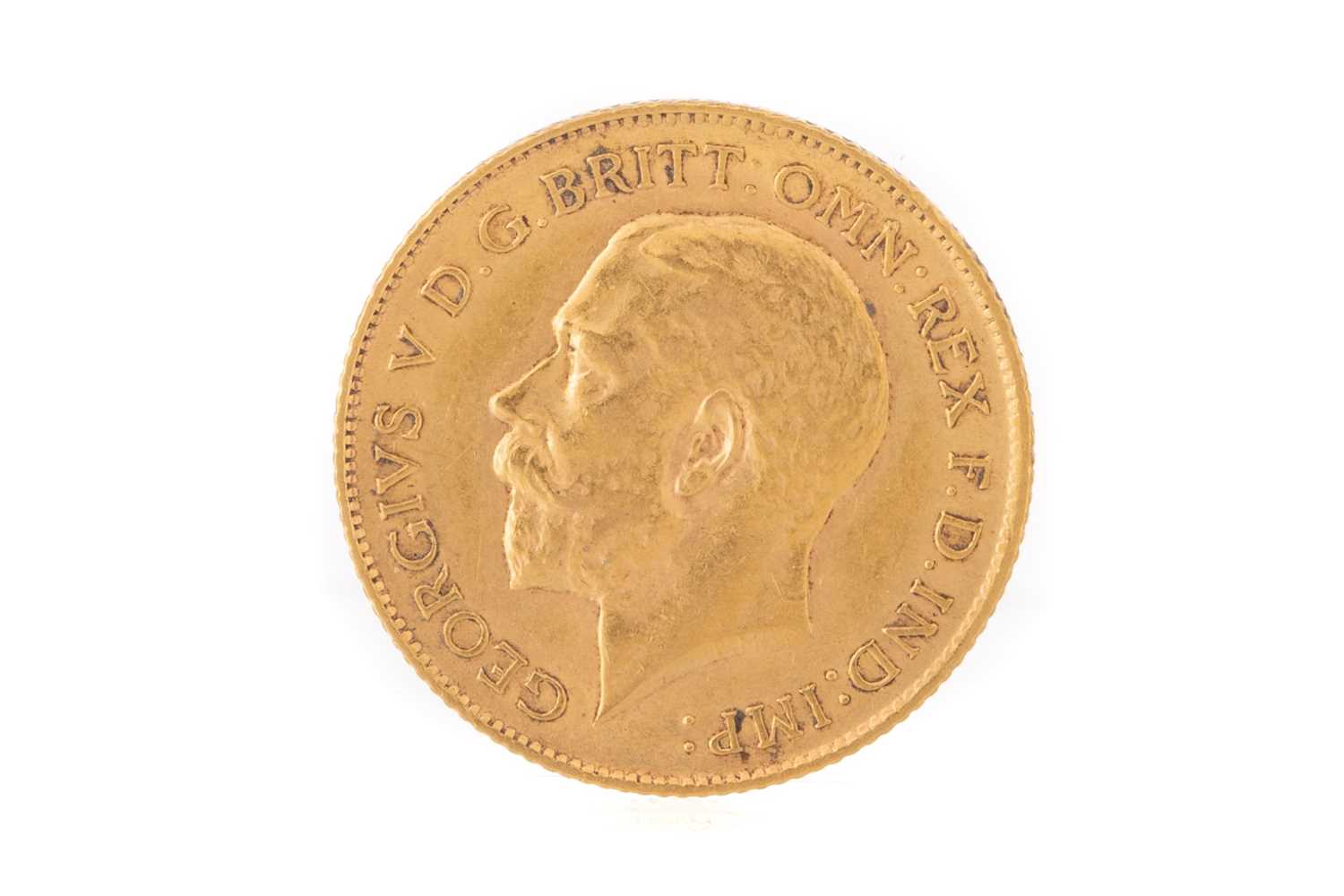 GEORGE V GOLD HALF SOVEREIGN, - Image 2 of 2