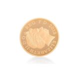 GOLD ONE PENNY COIN,