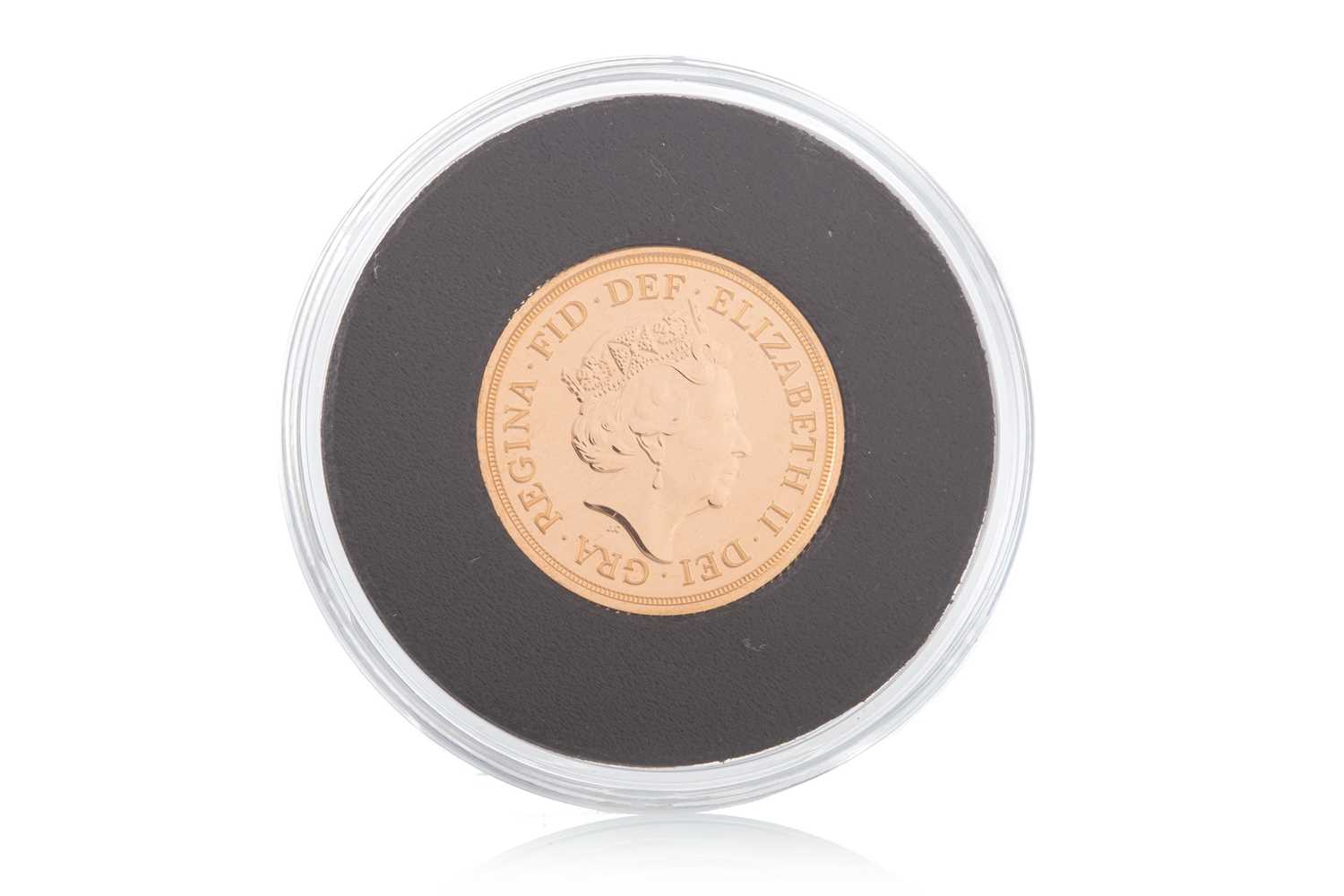 ELIZABETH II UNCIRCULATED GOLD SOVEREIGN 2018,