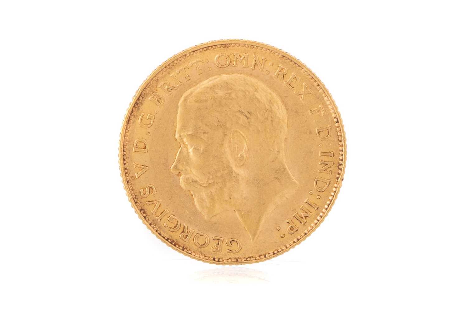 GEORGE V GOLD HALF SOVEREIGN,