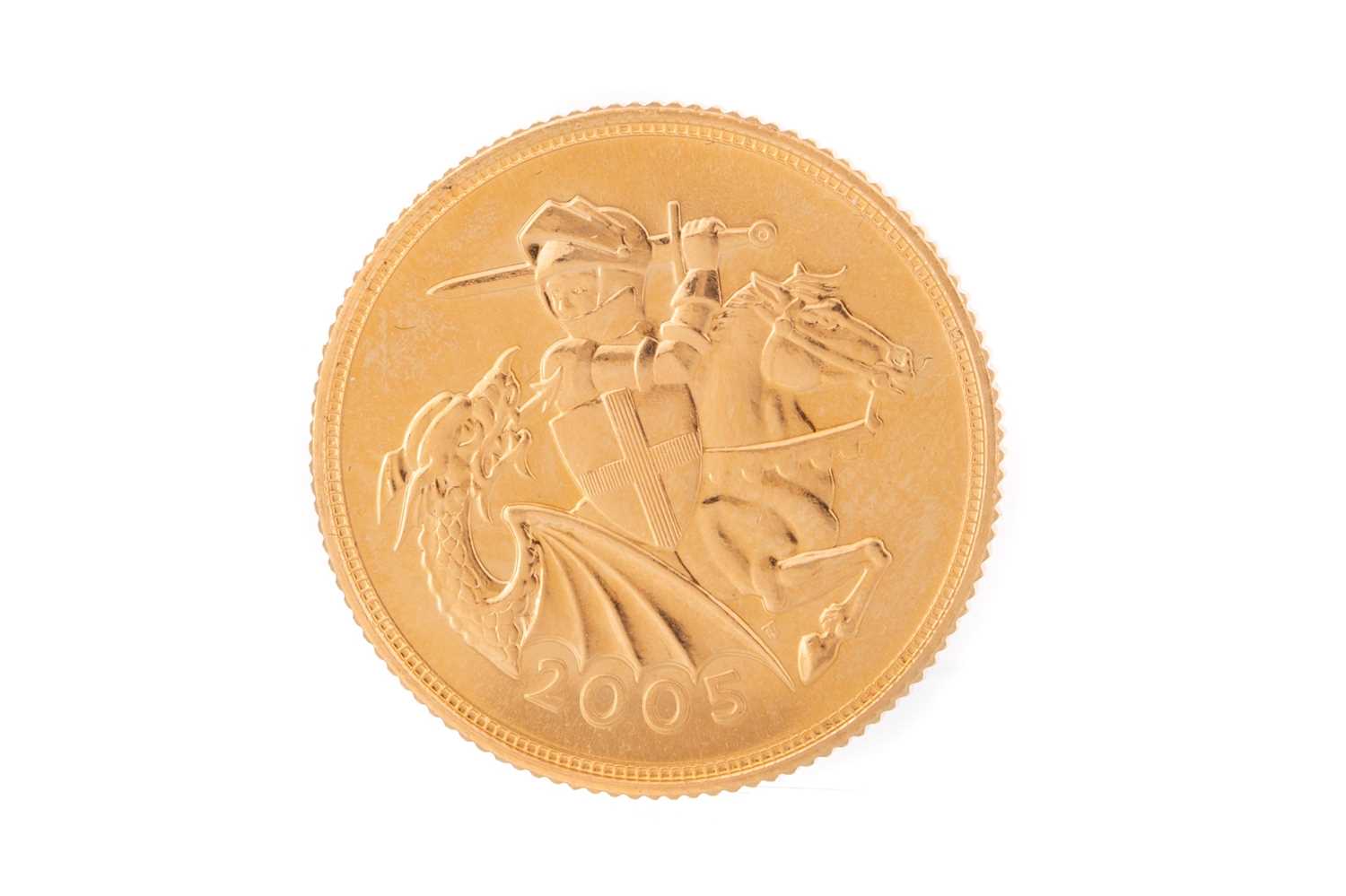 ELIZABETH II GOLD SOVEREIGN 2005,