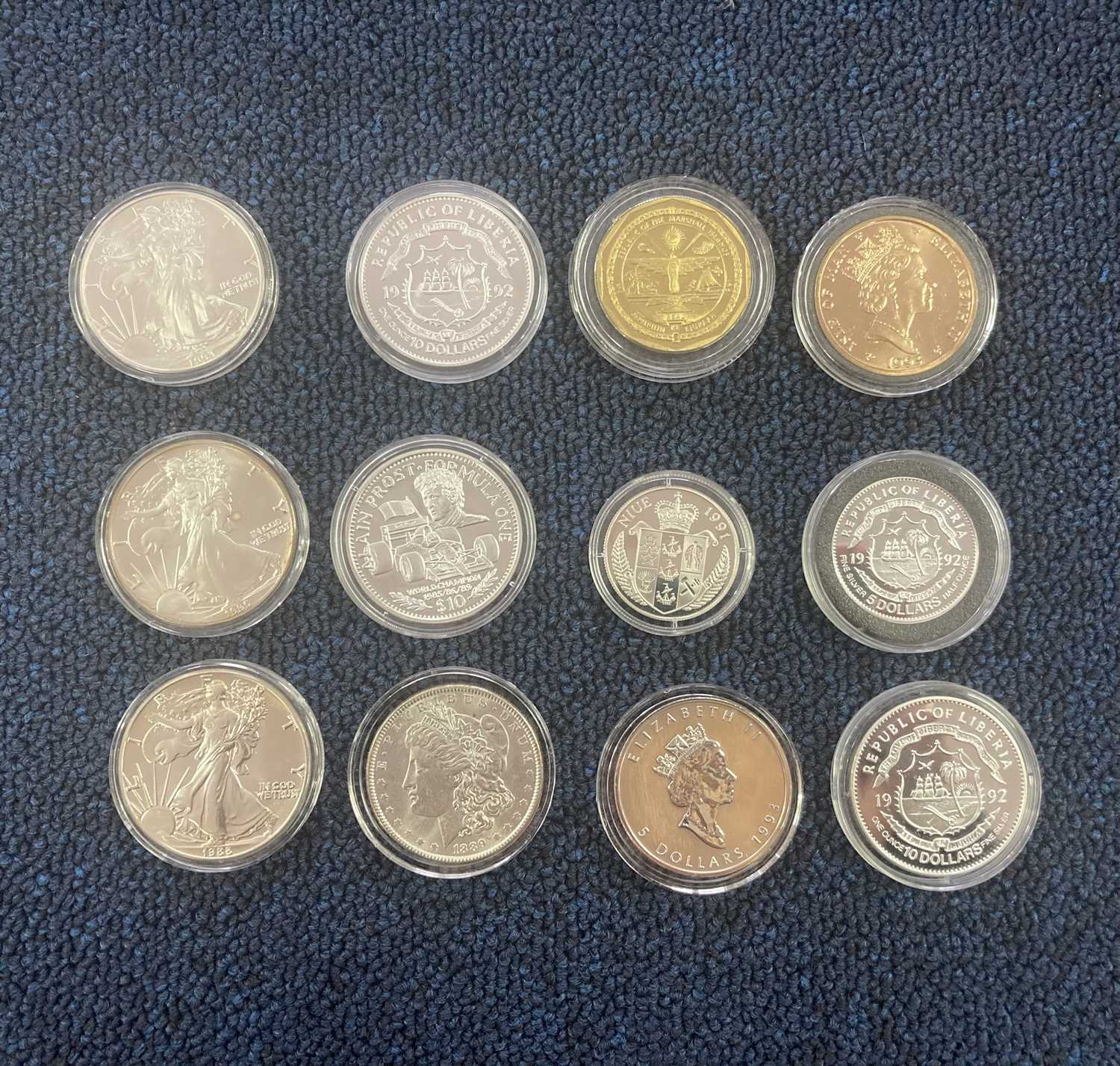 COLLECTION OF SILVER COINS, - Image 4 of 5