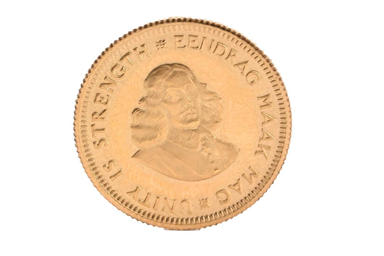 GOLD 1 RAND COIN, - Image 2 of 4