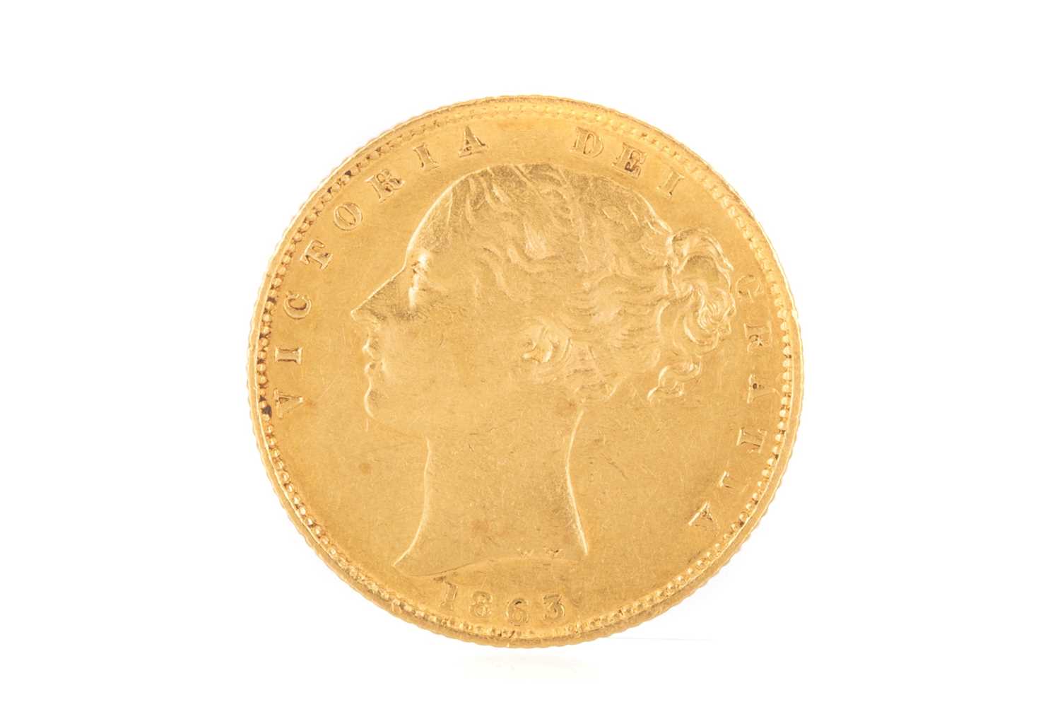VICTORIA GOLD SOVEREIGN 1863, - Image 2 of 2