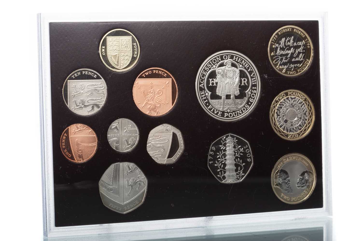 THE 2009 UK PROOF COIN SET,