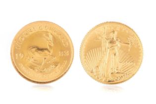 TWO 1/10oz GOLD COINS,