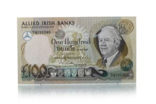 ALLIED IRISH BANKS ONE HUNDRED POUND NOTE,