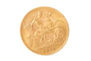 GEORGE V GOLD HALF SOVEREIGN,