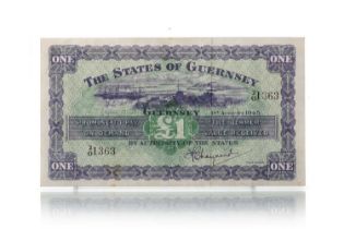 THE STATES OF GUERNSEY ONE POUND NOTE,