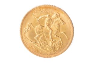 GEORGE V GOLD HALF SOVEREIGN,