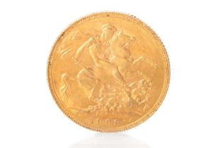 EDWARD VII GOLD SOVEREIGN,