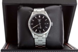 TAG HEUER CARRERA STAINLESS STEEL AUTOMATIC WRIST WATCH,