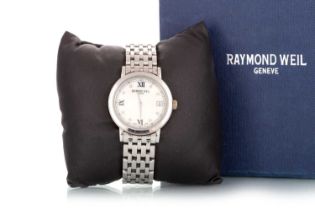 RAYMOND WEIL STAINLESS STEEL QUARTZ WRIST WATCH,