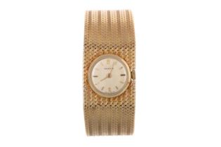 MARVIN NINE CARAT GOLD MANUAL WIND WRIST WATCH,