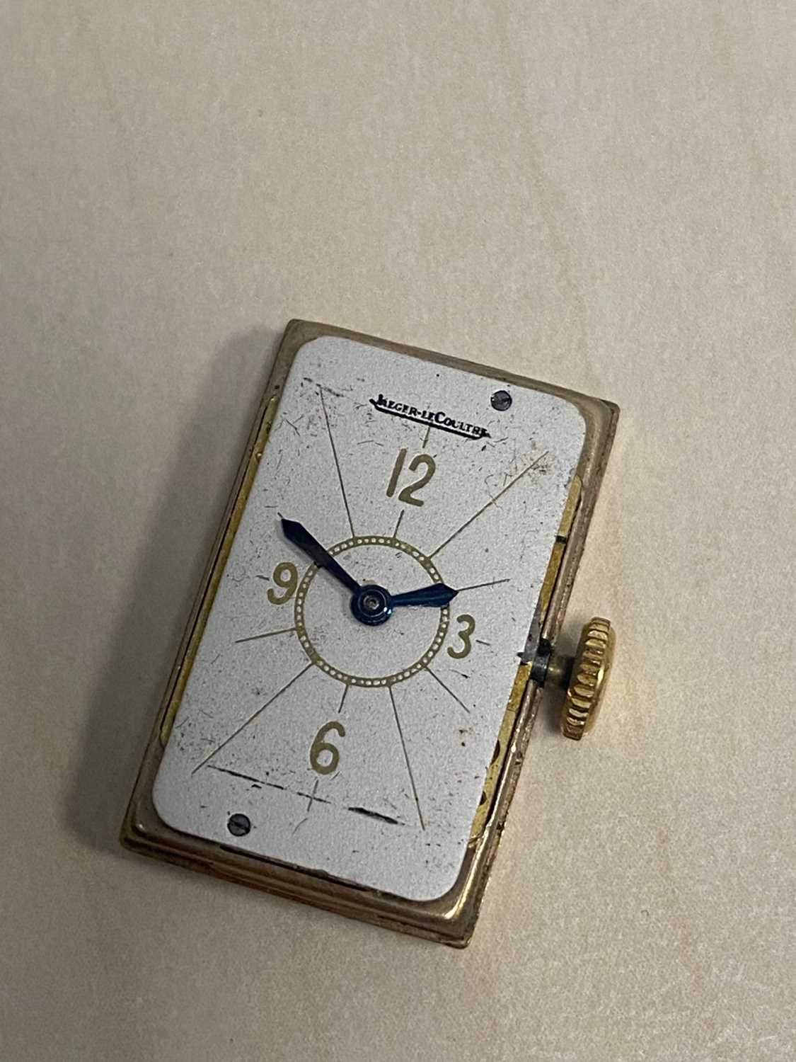 JAEGER-LECOULTRE NINE CARAT GOLD WRIST WATCH, - Image 2 of 2