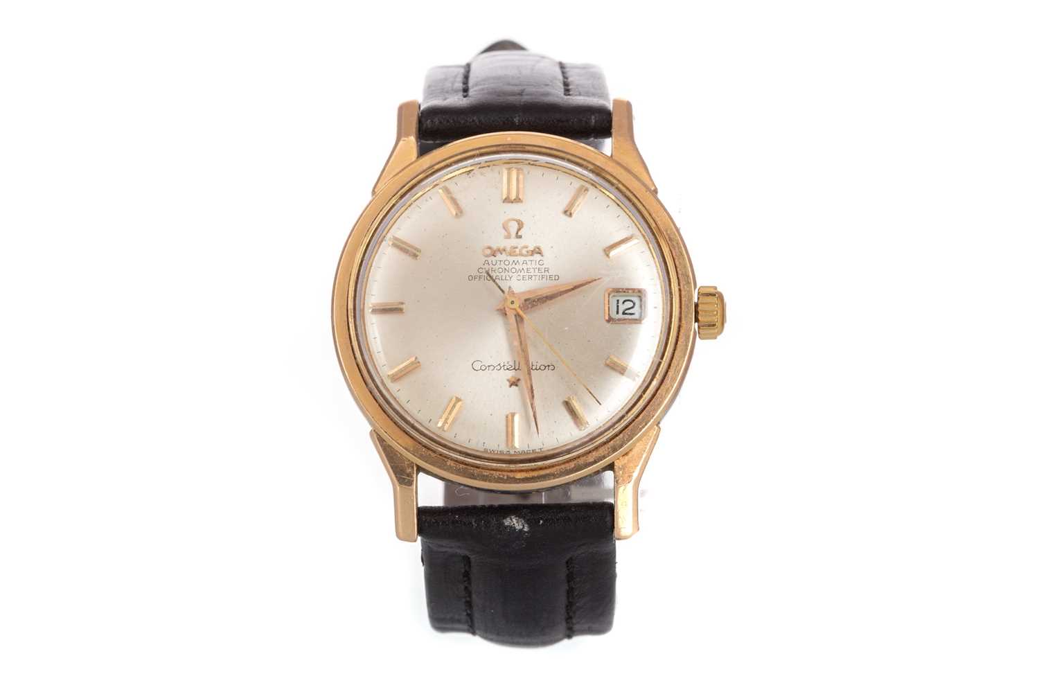 OMEGA CONSTELLATION GOLD PLATED AUTOMATIC WRIST WATCH,