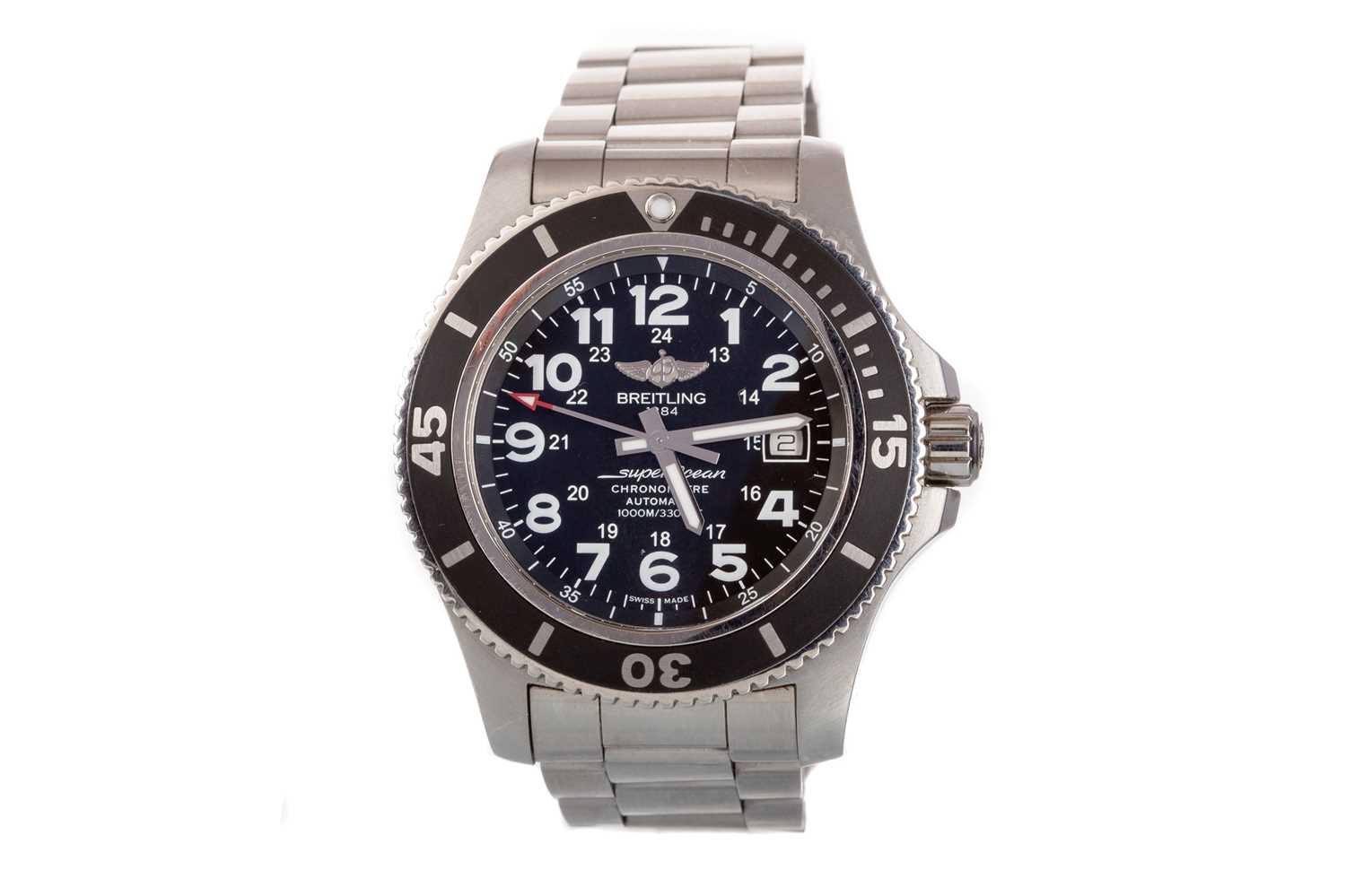BREITLING SUPEROCEAN II 44 STAINLESS STEEL AUTOMATIC WRIST WATCH, - Image 2 of 2