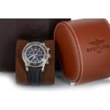 BREITLING SUPEROCEAN CHRONOGRAPH STAINLESS STEEL AUTOMATIC WRIST WATCH,