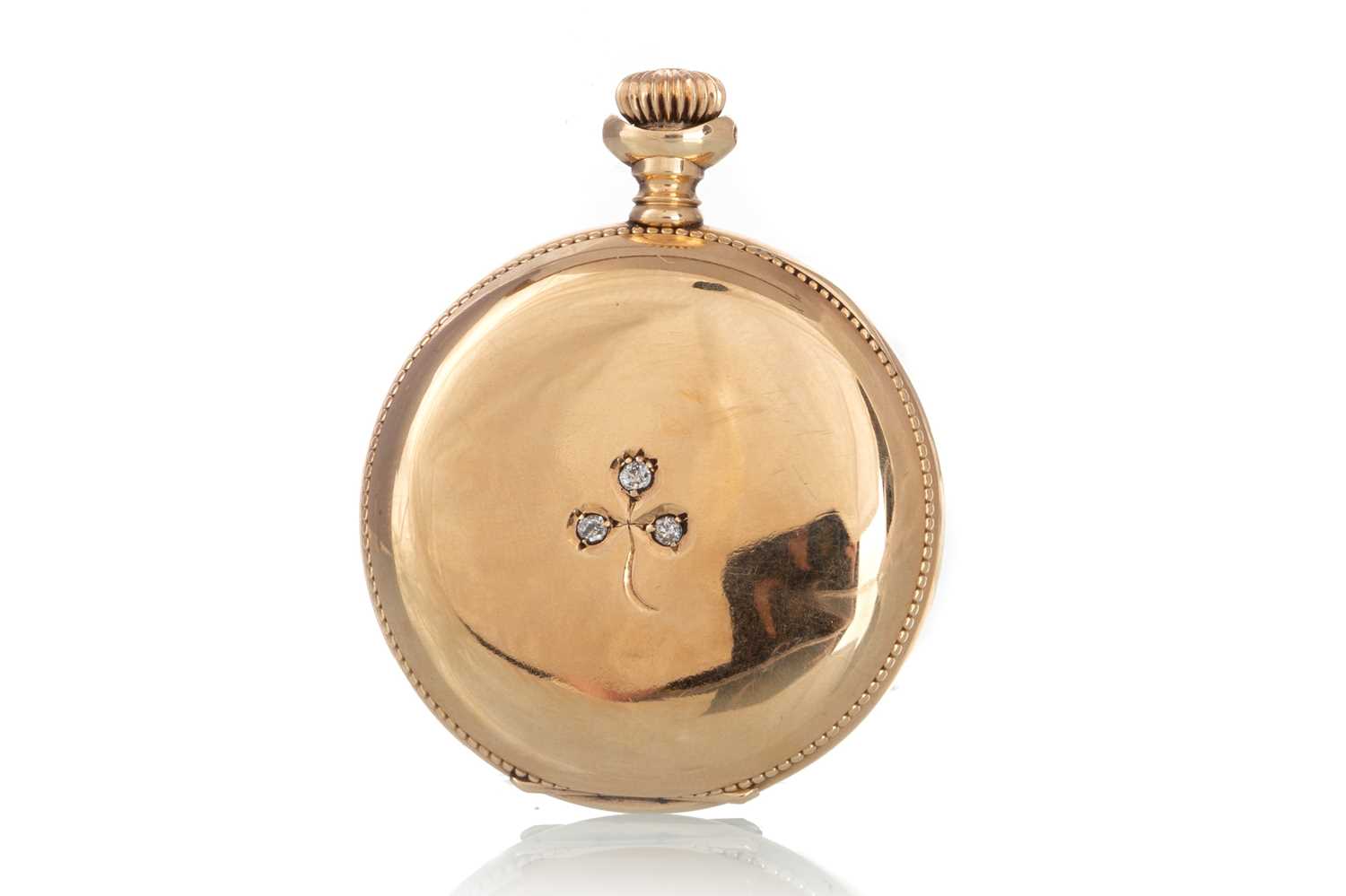 LADY WALTHAM FULL HUNTER FOB POCKET WATCH,