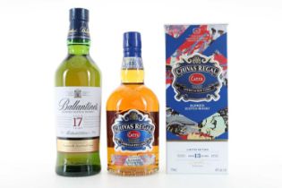 CHIVAS REGAL 13 YEAR OLD LIMITED EDITION AND BALLANTINE'S 17 YEAR OLD BLENDED WHISKY