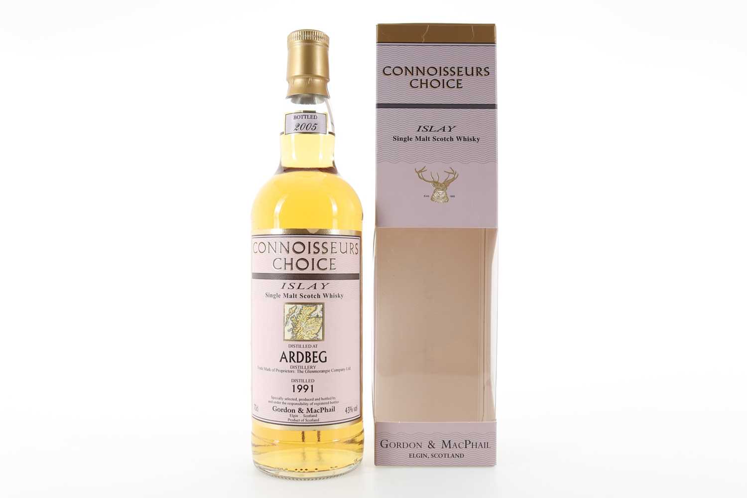 ARDBEG 1991 GORDON & MACPHAIL CONNOISSEURS CHOICE ISLAY SINGLE MALT