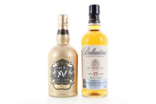 CHIVAS REGAL 15 YEAR OLD AND BALLANTINE'S 15 YEAR OLD BLENDED WHISKY