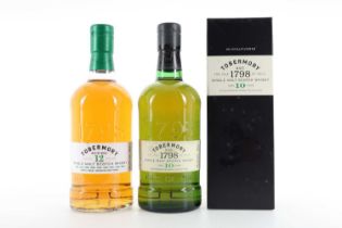 TOBERMORY 10 YEAR OLD AND 12 YEAR OLD ISLAND SINGLE MALT
