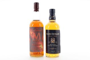 BALLANTINE'S M2000 LIQUEUR 75CL AND ALLIED DISTILLERS 17 YEAR OLD BLENDED WHISKY AND LIQUEUR