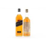 GORDON & MACPHAIL 8 YEAR OLD CENTENARY BLEND FOR THE FORRES MECHANICS 75CL AND JOHNNIE WALKER 12 YEA