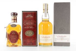 CARDHU 12 YEAR OLD AND GLENKINCHIE 10 YEAR OLD 75CL SINGLE MALT