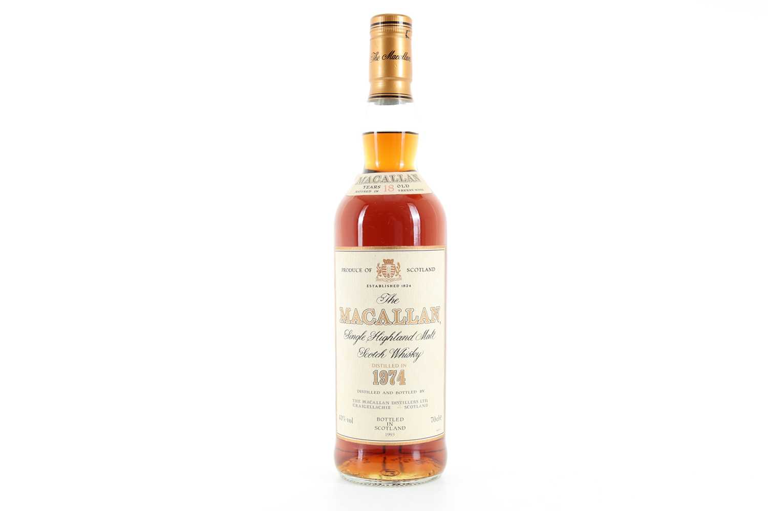 MACALLAN 1974 18 YEAR OLD SPEYSIDE SINGLE MALT