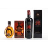 J&B JET 12 YEAR OLD 75CL AND DIMPLE 15 YEAR OLD HALF BOTTLE 37.5CL BLENDED WHISKY