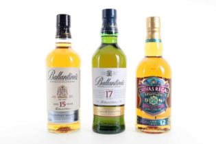 BALLANTINE'S 17 YEAR OLD, 15 YEAR OLD AND CHIVAS REGAL 12 YEAR OLD STEFFLON DON BLENDED WHISKY