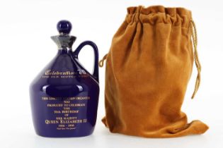 QUEEN ELIZABETH 70TH BIRTHDAY DECANTER BLENDED WHISKY