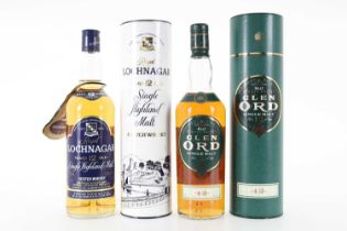 ROYAL LOCHNAGAR 12 YEAR OLD 75CL AND GLEN ORD 12 YEAR OLD HIGHLAND SINGLE MALT