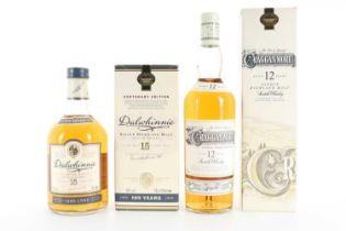 DALWHINNIE 15 YEAR OLD CENTENARY EDITION AND CRAGGANMORE 12 YEAR OLD SINGLE MALT