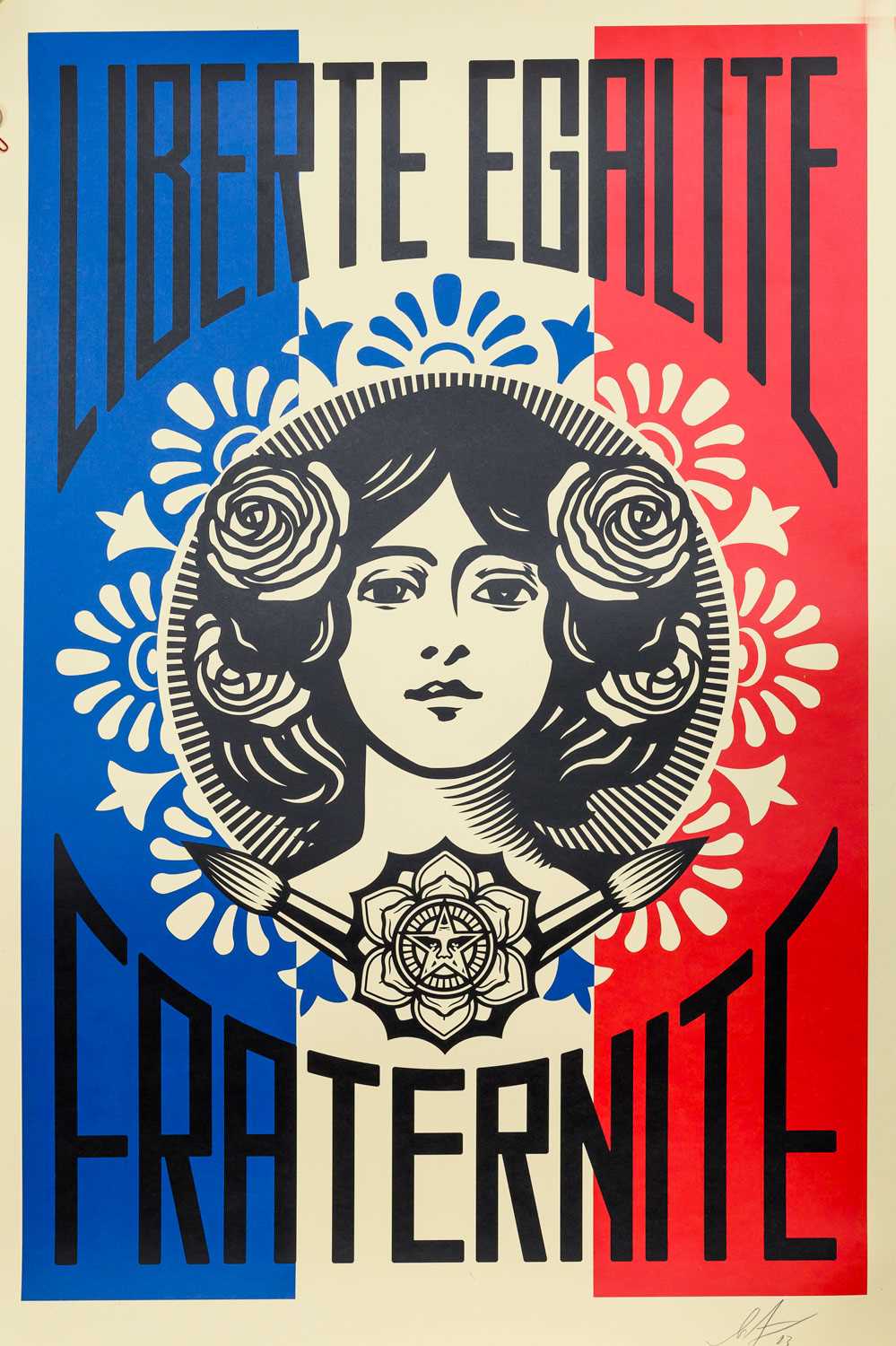 SHEPARD FAIREY (AMERICAN b. 1970), LIBERTE