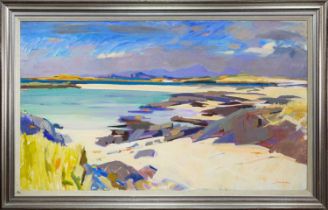 * JOHN CUNNINGHAM RGI D LITT (SCOTTISH 1926 - 1998), SANNA BAY, ARDNAMURCHAN