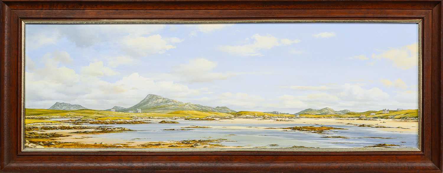 * IAN S JOHNSTONE (SCOTTISH 1957 - 2009), TOWARDS EAVAL, SOUTH UIST