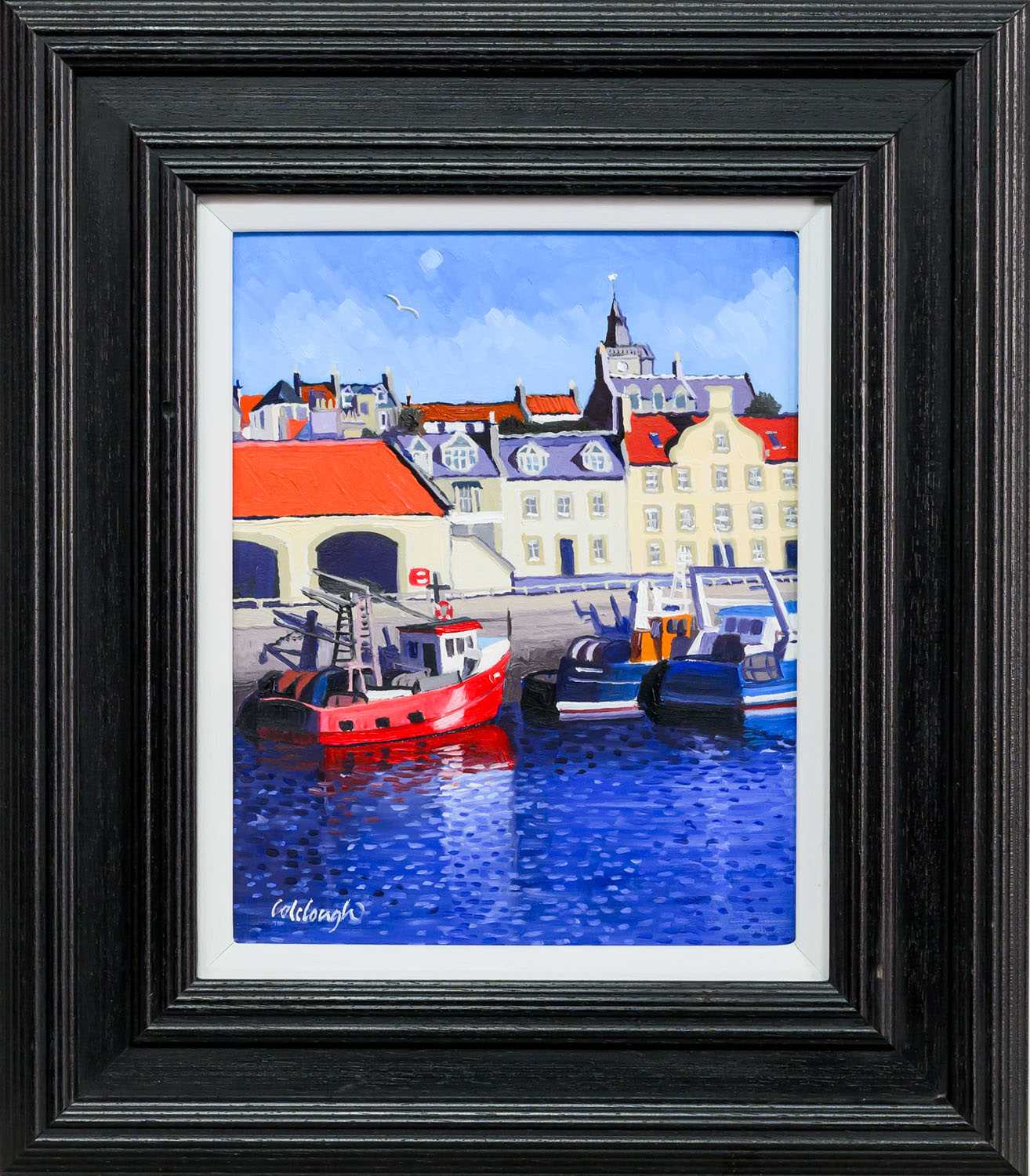 * FRANK COLCLOUGH (SCOTTISH 1941 - 2023), PITTENWEEM HARBOUR