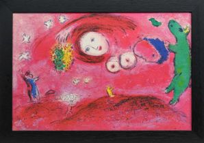 AFTER MARC CHAGALL (RUSSIAN/FRENCH 1887 - 1985), ILLUSTRATIONS FROM DAPHNIS ET CHLOÉ