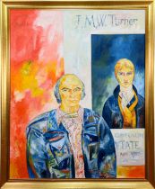 * JOHN BELLANY CBE RA HRSA (SCOTTISH 1942 - 2013), THE PORTRAIT OF ALBERT IRVIN RA