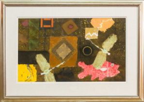 * WILLIAM LITTLEJOHN RSA RSW RGI (SCOTTISH 1929 - 2006), FISH AND DRAGONFLIES