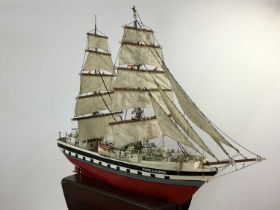 LARGE REMOTE CONTROL MODEL OF THE SAILING SHIP STAVROS S NIARCHOS,