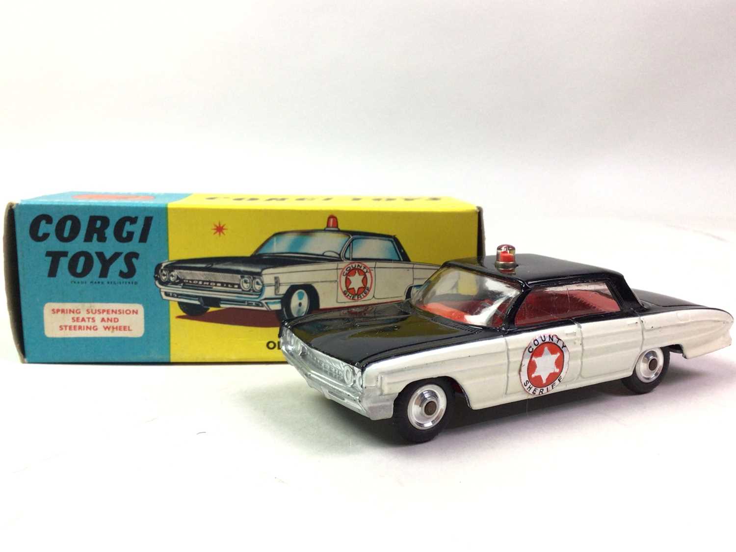 CORGI TOYS, 237 OLDSMOBILE 'SHERIFF' CAR,