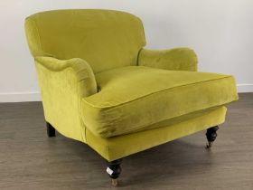 IN THE MANNER OF HOWARD & SONS, ARMCHAIR CONTEMPORARY